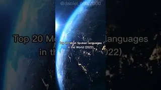 #Top20 Most Spoken languages in the World (2022) #viral #shorts #language #languages #world
