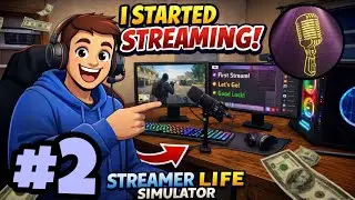 JOURNEY STARTED 1 - 10K SUBSCRIBERS IN STREAMER LIFE SIMULATOR MOBIL #viralvideo #streamerlife 