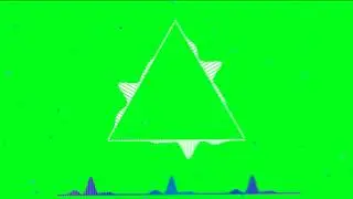 Triangle DJ Visualizer With Green Screen