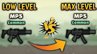 low level vs max level MP5 in mini militia