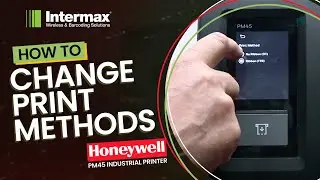 Honeywell PM45 How-To: Change Print Methods (Thermal Transfer to Direct Thermal) | Intermax