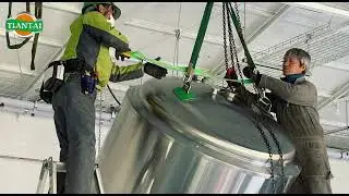 宇宙ブルワリーUchu Brewing 1000L Brewery equipment installed in Japan! #brewery #japan #asia #beer