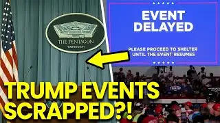 JUST IN: Trump Cancels Multiple Events Amid Health Speculation CONCERNS Mounting