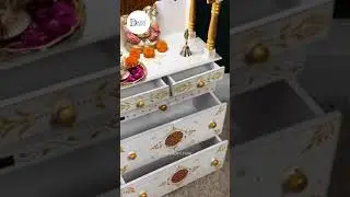 Elegant Wooden Home Temples with Cabinets ✨ | ddassstore.com