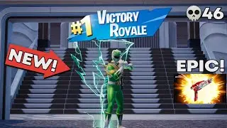 *NEW* Fortnite Green Ranger Skin Gameplay!!! (Tier 100)