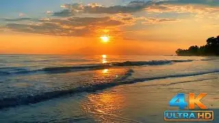 Soothing Ocean Waves 4K | Calming Sea Sounds for Stress Relief & Sleep Vol 92