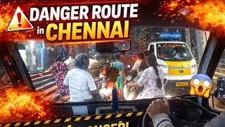 I Entered Chennai’s Most Dangerous Route at Night 😨 | Danger Route in Chennai @ChennaiCitydriver 