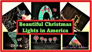 Christmas lights show | Drive thru Christmas lights in USA
