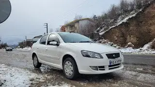 Driving Through Snow in Iran 🇮🇷 | Calm Daytime Ride | No Music, No Commentary (4K)