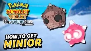 Pokemon Scarlet & Violet How to get MINIOR (Location) | The Indigo Disk DLC