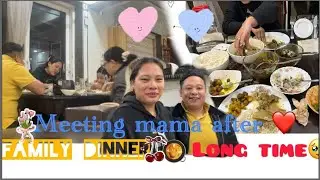 Meeting my mama 🥹after long time and had a special dinner ❤️🥘