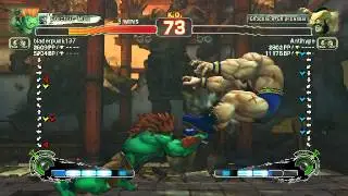 Ultra Street Fighter IV battle: Blanka vs Zangief