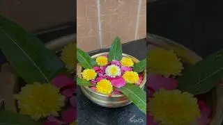 #shorts #youtubeshorts Urli Decoration Ideas/Urli Flower Decoration/Floating Flower Decoration Ideas