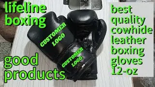 best quality cowhide leather boxing gloves #lifelineboxing #boxinggear #gloves