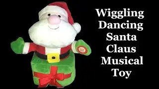 Wiggling Dancing Santa Claus Father Christmas Gift Present Musical Soft Toy