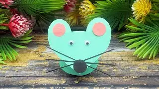 Easy Crafts With Paper | Handmade Paper Toy Mouse | How To Make Easy Paper Toy Mouse 6