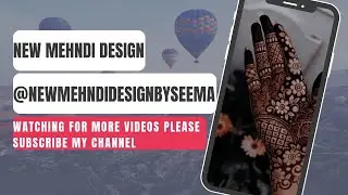 New Mehndi design by Seema