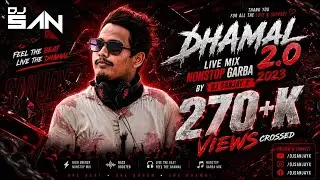 DHAMAL 2.0 LIVE MIXING NONSTOP GARBA | LAL PILO GHAGHRO PERI & TOP TRENDING GARBA 2023 | DJ SANJAY X