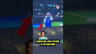 LiAngelo Ball stole the show at the Lions game with his performance! 🎤🏈👀#NFL #Lions #NFLPlayOffs