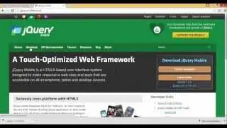 Creating a jQuery Mobile (Web) App Template