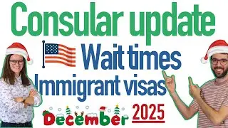 Ожидание получения грин-карты в консульстве США в декабре 2025 года