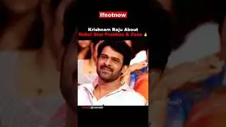 Actor Krishnam Raju Powerful Words about Hero Parbhas 🥵 #prabhas #rajamouli #shorts