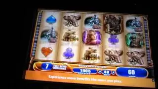 WMS Laredo slot machine bonus fail (X2!) (Average Gay Vlog episode 224)