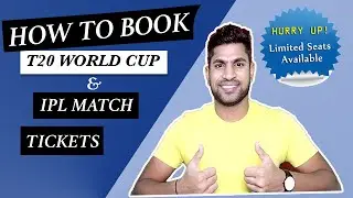 How To Book T20 World Cup Cricket Match Ticket Booking online | Vivo IPl 2021 Tickets Online