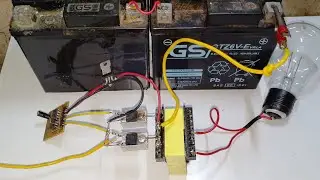 24v kích lên 220v (từ linh kiện tg1000)