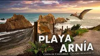 Playa de la Arn&iacute;a 🦖  |  Una de las playas prehist&oacute;ricas de Cantabria