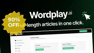 Wordplay Lifetime Deal $99 & Wordplay Review