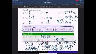 Exponential Function and Exponential Growth/Decay