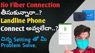 Solve Jio Fiber Landline | How to SETUP FREE Jiofixed Voice Calling Services in JioFiber Connection