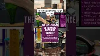 Tincturing workshop? Sign me up 🧪 #science #tincturemaking #denver #herbal #botanical