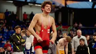 U20 Lasha Gogshelidze (GEO) vs Gerald Fox (USA) 70kg. Freestyle men wrestling tournament.