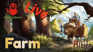 Albion Online Farm Yayını | İzleyenlere 50K Silver! #live #canlıyayın #albiononline