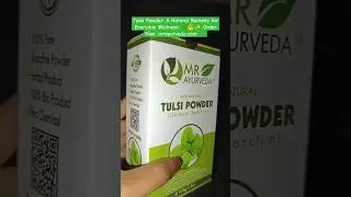 🌿 Tulsi Powder for Glowing Skin ✨ | Natural Face Care Tips 💆&zwj;♀️ #tulsi #naturalbeauty #selfcare