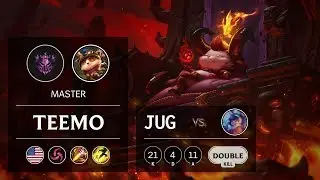 Teemo Jungle vs Nunu & Willump - NA Master Patch 9.6