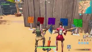 FORTBITE #28 - Accessible By Solving The Pattern Match Puzzle Outside A Desert Junkyard Fortnite