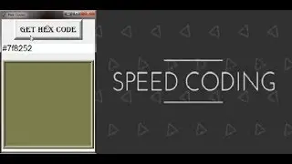 Python Tkinter Gui Hex Colour Code generator :)