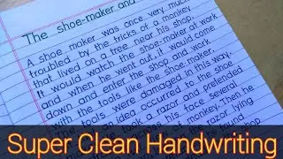 Neat and clean handwriting || beautiful english handwriting || Super clean handwriting ||