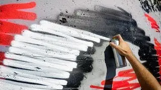 Painting with HORIZONTAL Lines (ONLY!) - Raw