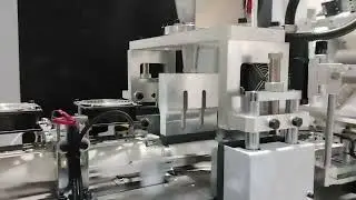 High speed paper cup machine testing in the factory