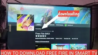 How to download free fire max in wisdom share smart tv || how to download free fire in smart tv