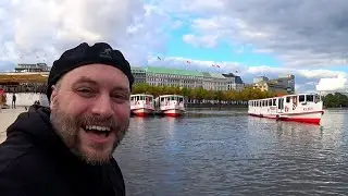 Jungfernstieg und Alster im Wandel - Insel auf der Alster?