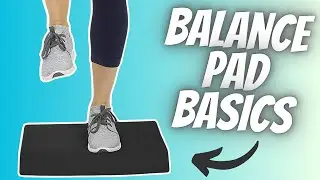 How to Use a Balance Pad to Improve Balance (Beginners & Seniors)