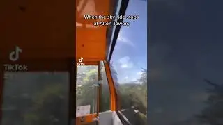 When the sky ride stops at Alton towers
