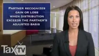 Partnership Distributions - www.TaxTV.com