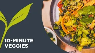 Seasoned Vegetables with Kitchari Spice Mix | 10 Minute Healthy Meals | Ayurvedic Recipes