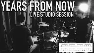 ONE TAKE! Live Studio Session - Matt Purcell - Years From Now with Drum Transcription